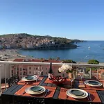 Vue Panoramique Exceptionnelle Mer, Montagne Et Village L T2 Luxueux Apartman Banyuls-sur-Mer